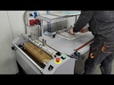 Couverturière Pro semi-automatique + rembordeuse auto 2 côtés Grafcut GC-480 Pro