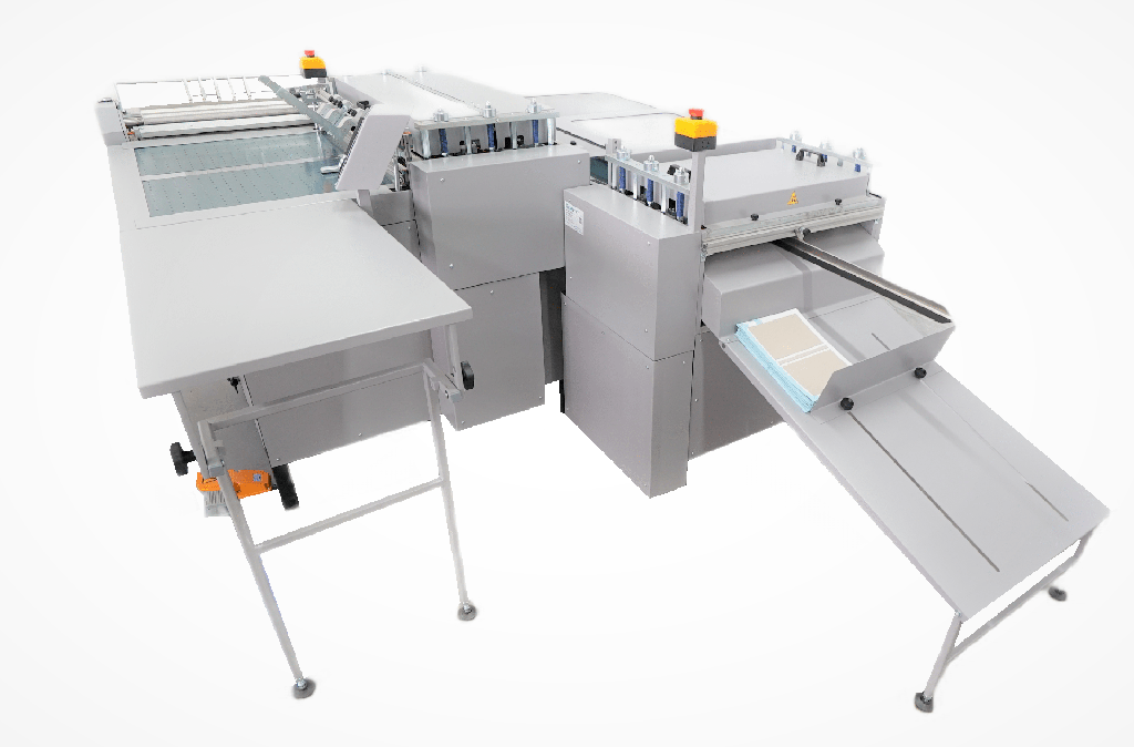Couverturière Pro semi-automatique + rembordeuse 4 côtés Grafcut GC-480 Pro 4