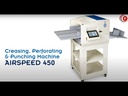 Raineuse + micro-perforeuse + perforeuse Automatique Cyklos GPM 450 AIRSPEED