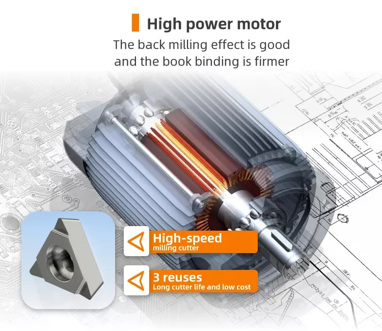 Printemat Smart K5 Thermorelieur à dos carré collé
