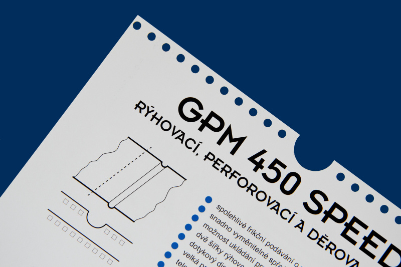 Raineuse + micro-perforeuse + perforeuse Automatique Cyklos GPM 450 AIRSPEED