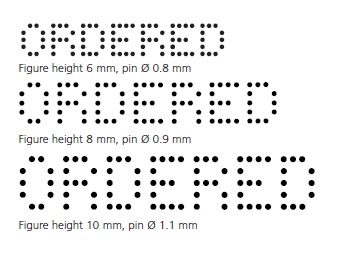 Perforeuse électrique de texte fixe Pernuma OFFICE T 