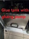 Glue tank with gluing pump.webp
