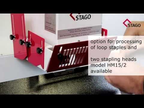 Agrafeuse électrique 1 tête STAGO HM 15