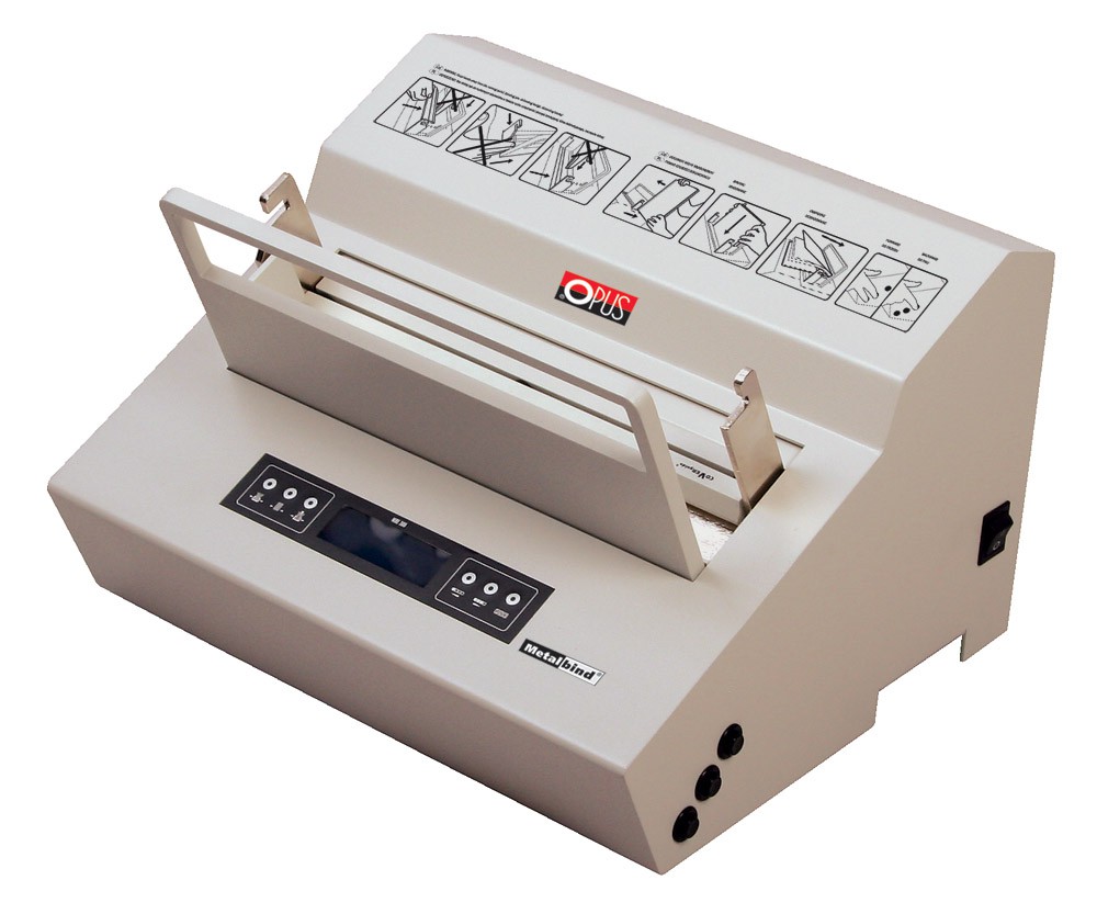 Metalbind MBE 300 Relieuse automatique pour baguette de serrage à dos métallique