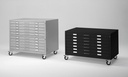 Archiefkasten met platte laden EMME EXPERT M200EXP 
