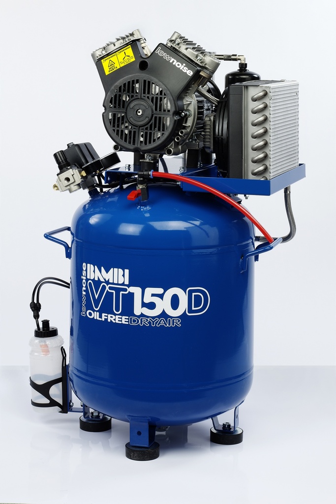 Compresseur insonorisé sans huile + AirDryer BAMBI VT-150D