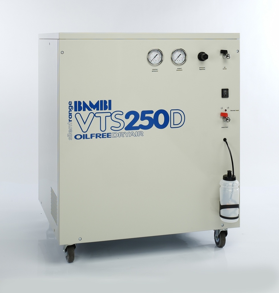 Compresseur insonorisé sans huile + AirDryer BAMBI VTS-250D