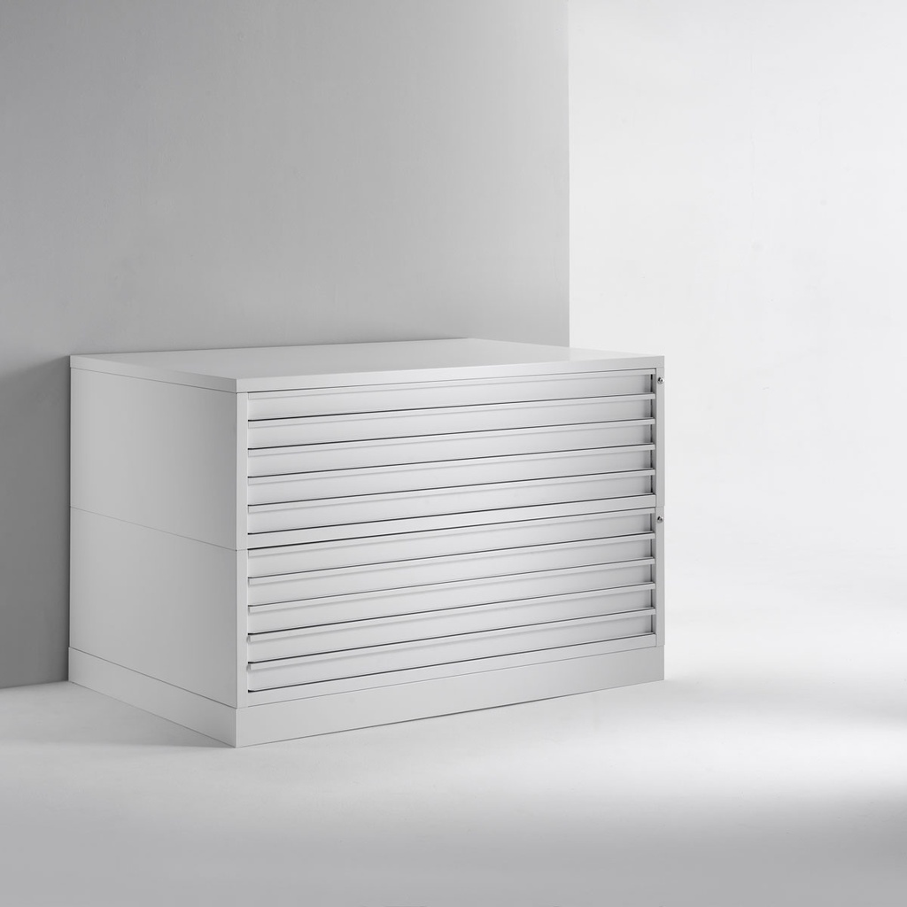 Archiefkasten met platte laden EMME M200M MUSEUM