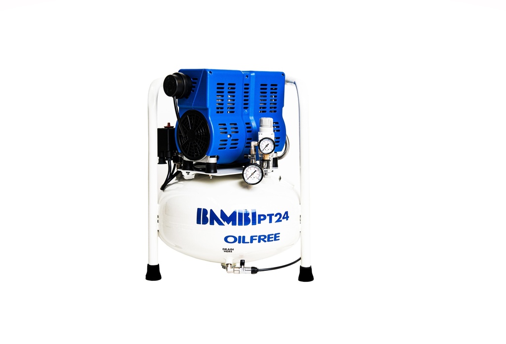 [PT-24] Ultra geluidsarme olievrije compressor BAMBI PT24