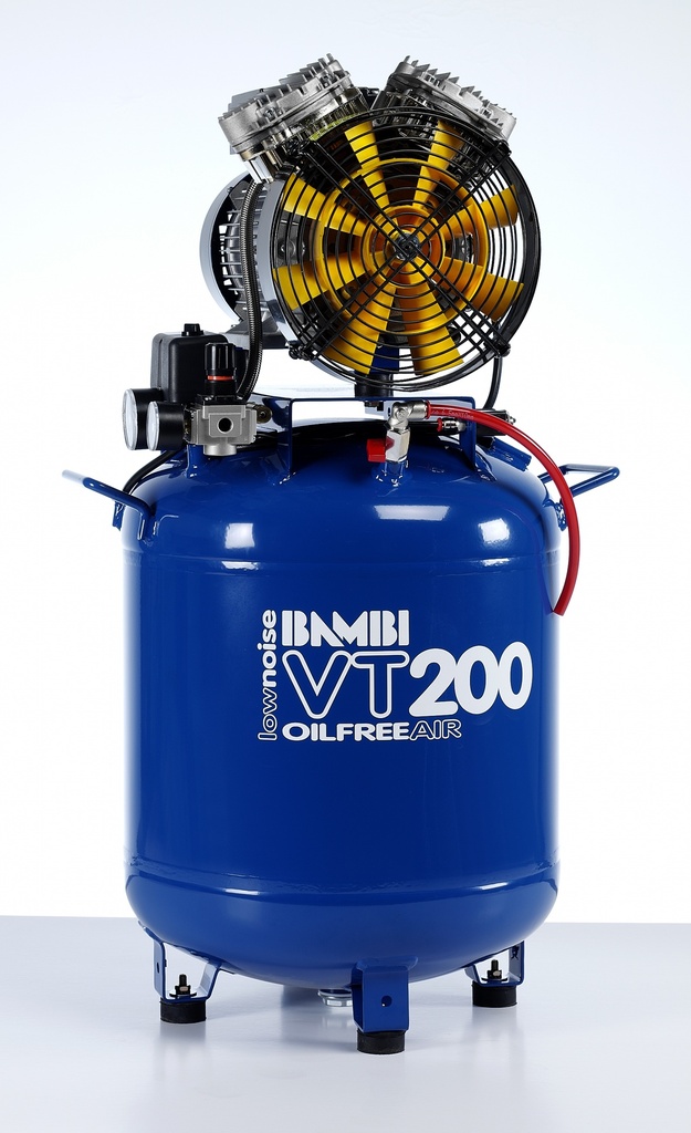 [VT200] Ultra geluidsarme olievrije compressor BAMBI VT-200