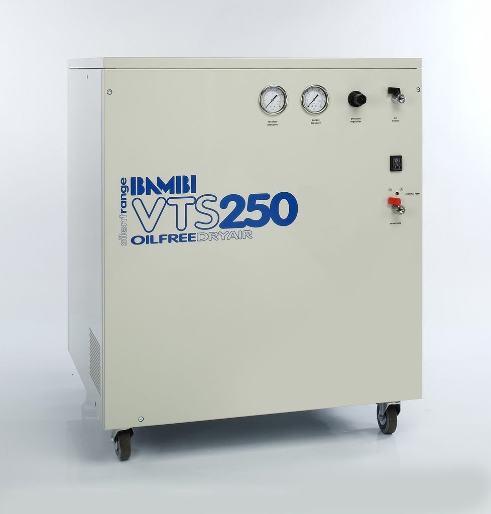[VTS250] Compresseur insonorisé sans huile BAMBI VTS-250