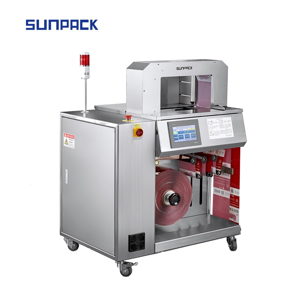 [WK06-100C-MQ] Automatische vacuümtoevoer-banderolleermachine Sunpack WK 06-100C-MQ