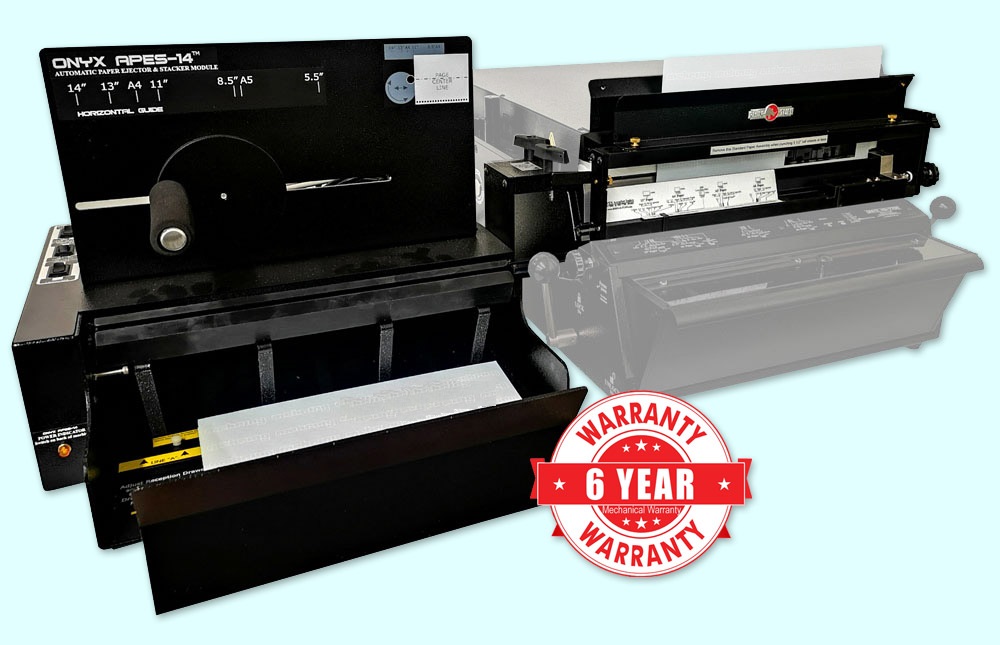 Rhin-O-Tuff APES 14-77  Automatische papieruitwerper en stapelmodule voor HD-serie