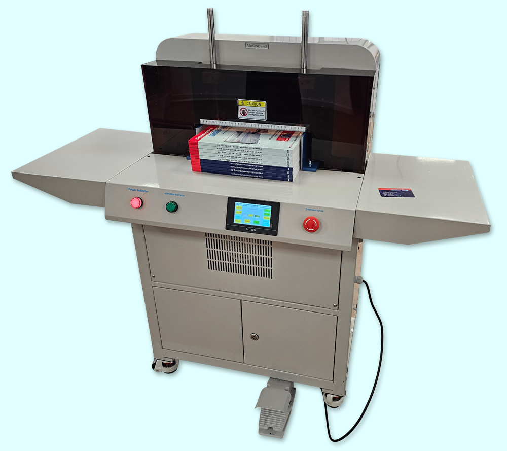Round cornering machine 2 heads auto Magnopro 100D Pro