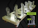 Rollstand Stainless steel Lamidesk